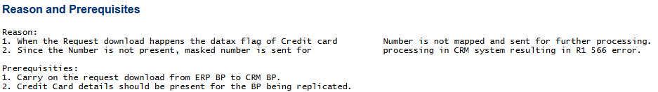Notas - Motivos y prerrequisitos